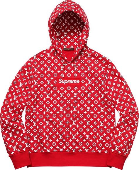 supreme hoodie price louis vuitton